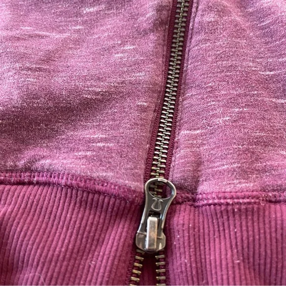 Women Sz 6 Lululemon Om & Roam Pullover Hoodie‎ Heathered Rust Berry Sweatshirt - Picture 8 of 10